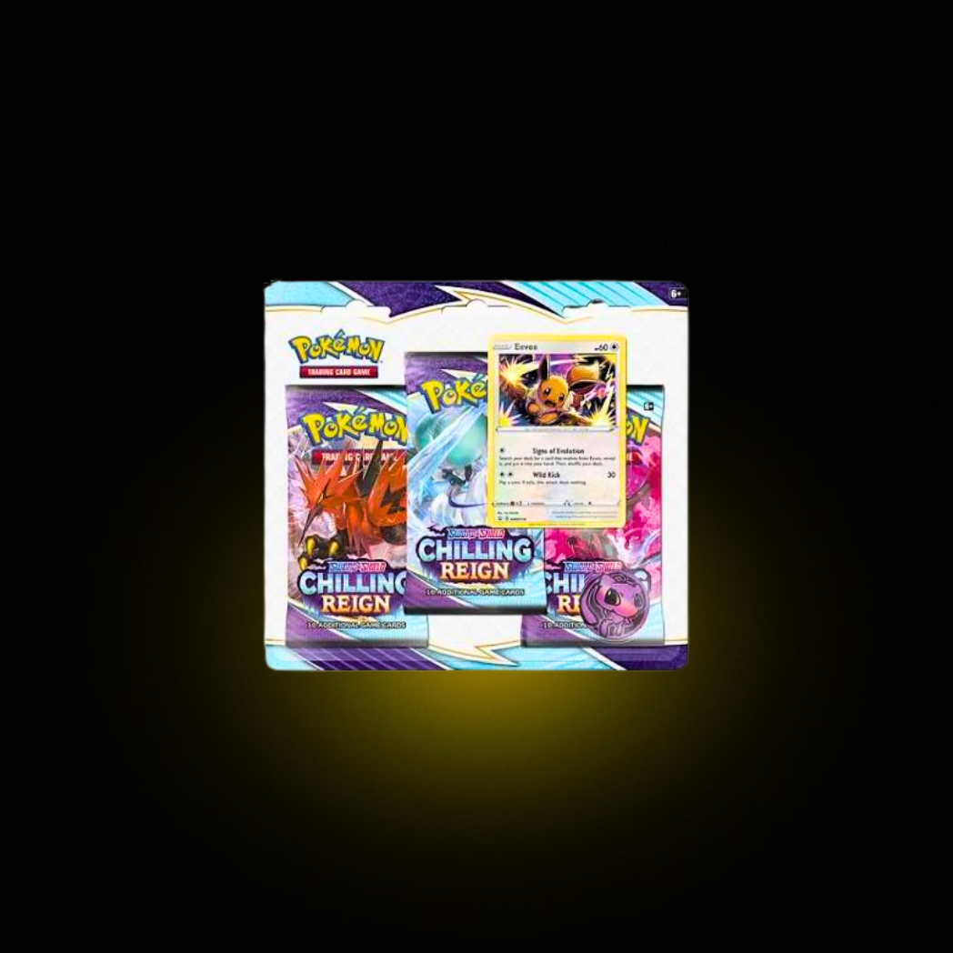 Pokémon TCG: Chilling Reigns Three Booster Blister